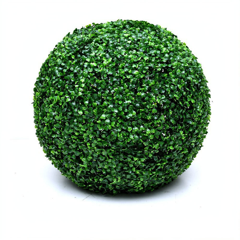 Home Office Layout - Artificial Green Plant Decorative Grass Ball