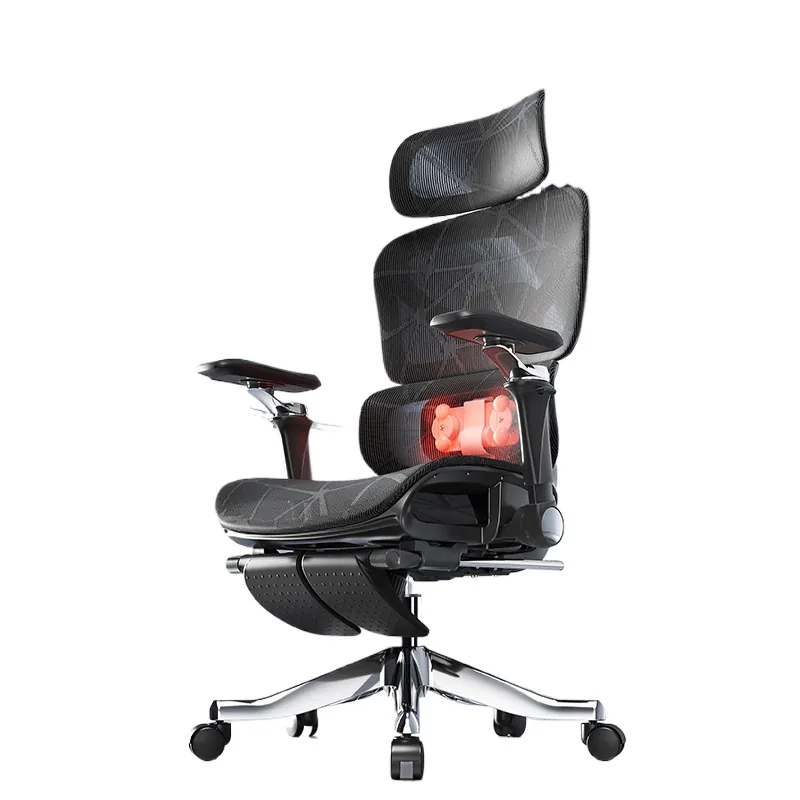 Ergonomic Office Chair - Ergonomic Massage Lumbar Support Heating Office