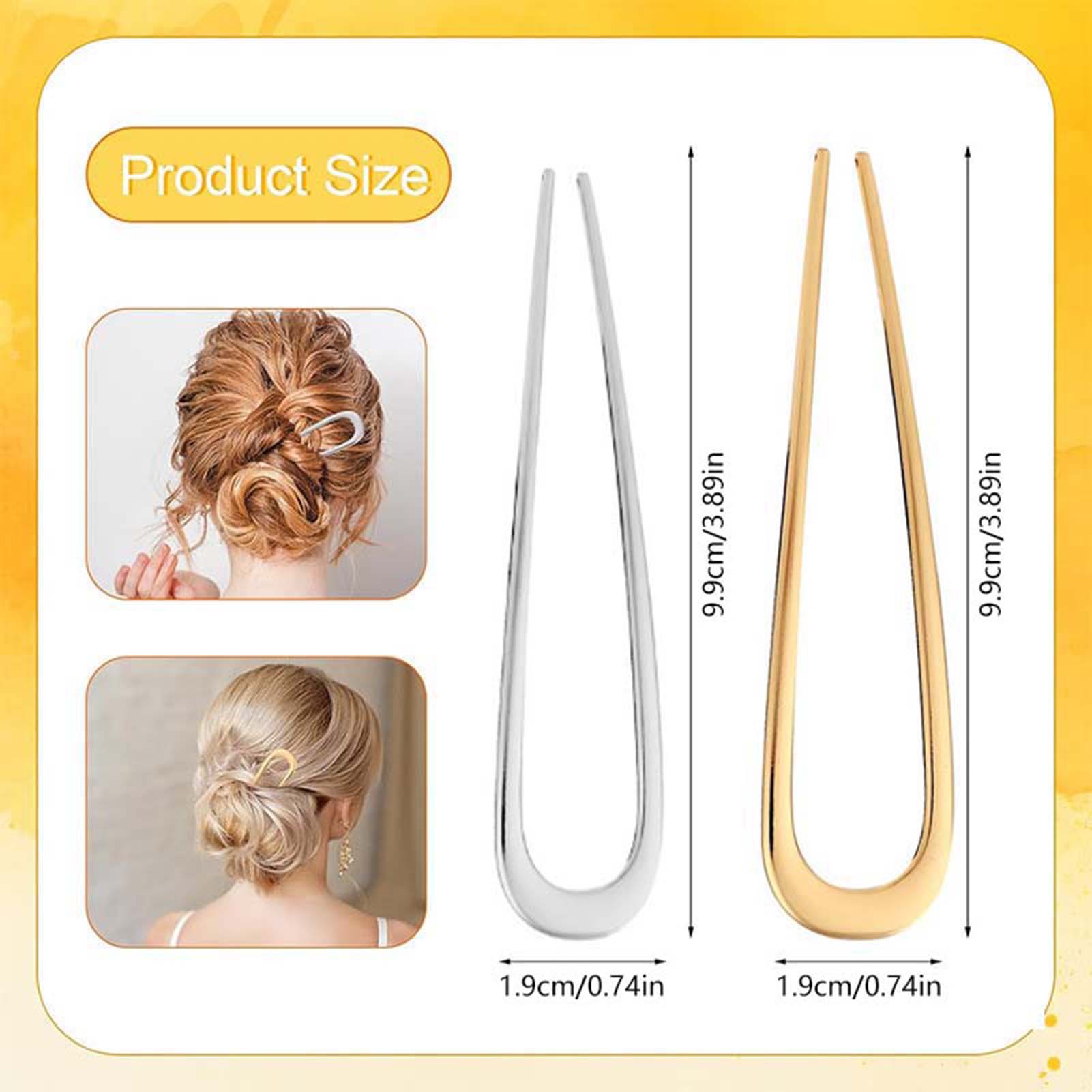 French U Shaped Hair Pins Vint - Home Office Or ulasan dan harga