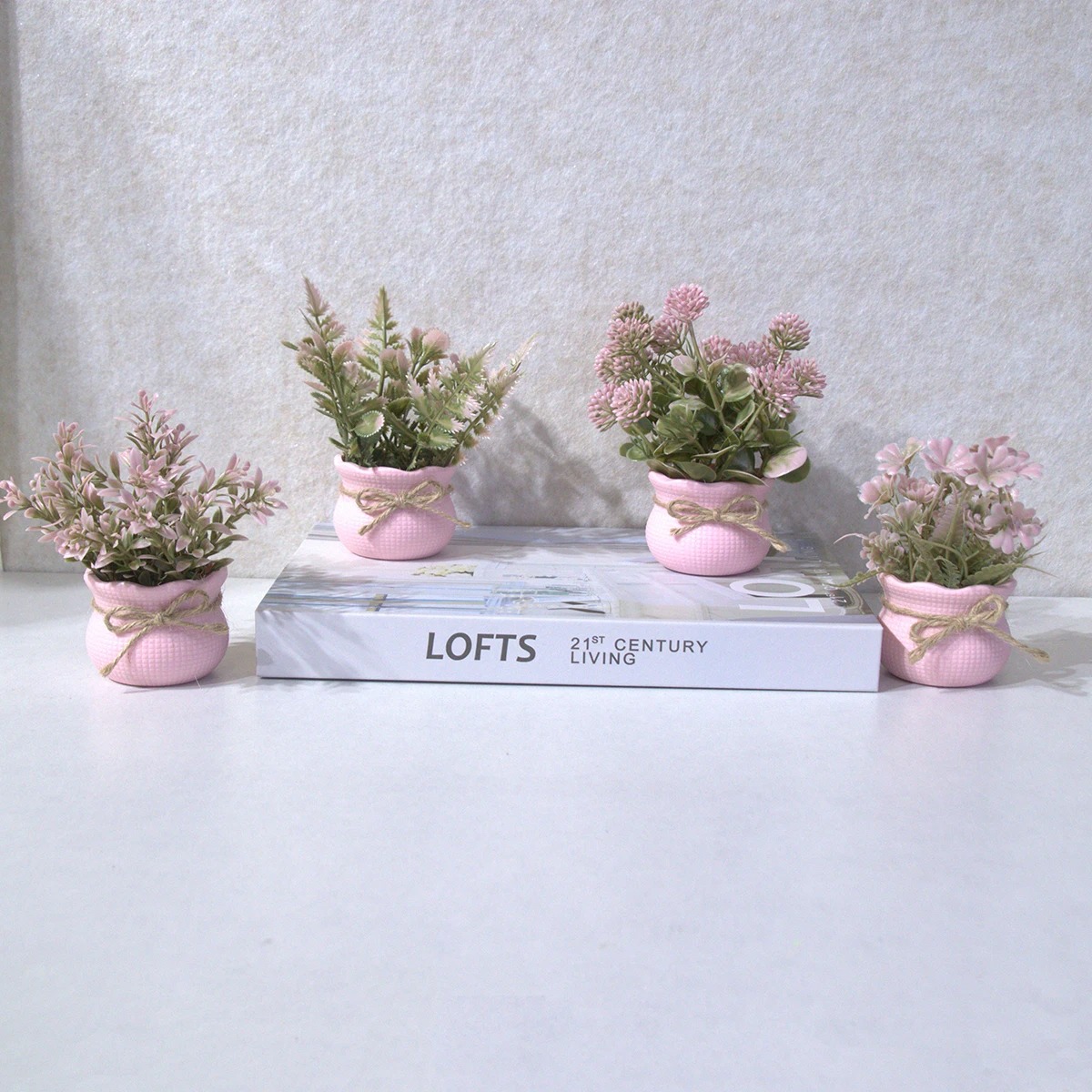 Mini Artificial Pink Series Fl - Home Office Layout ulasan dan harga