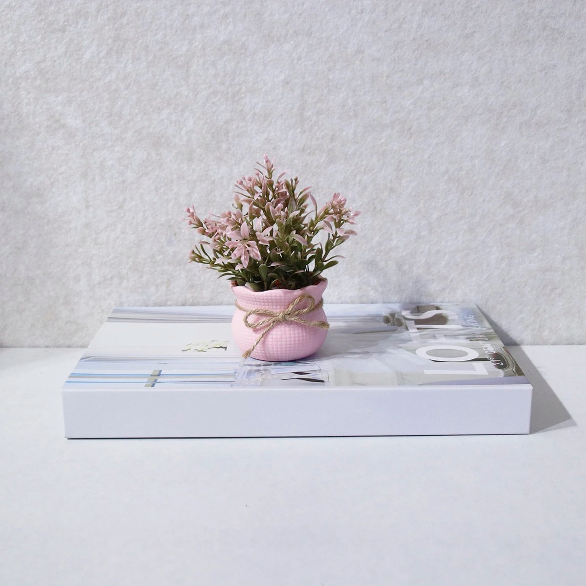 Mini Artificial Pink Series Fl - Home Office Layout ulasan dan harga