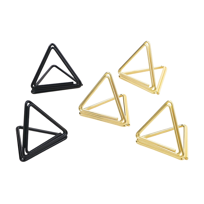 10pcs Metallic Gold Place Card - Document Holder Stand ulasan dan harga