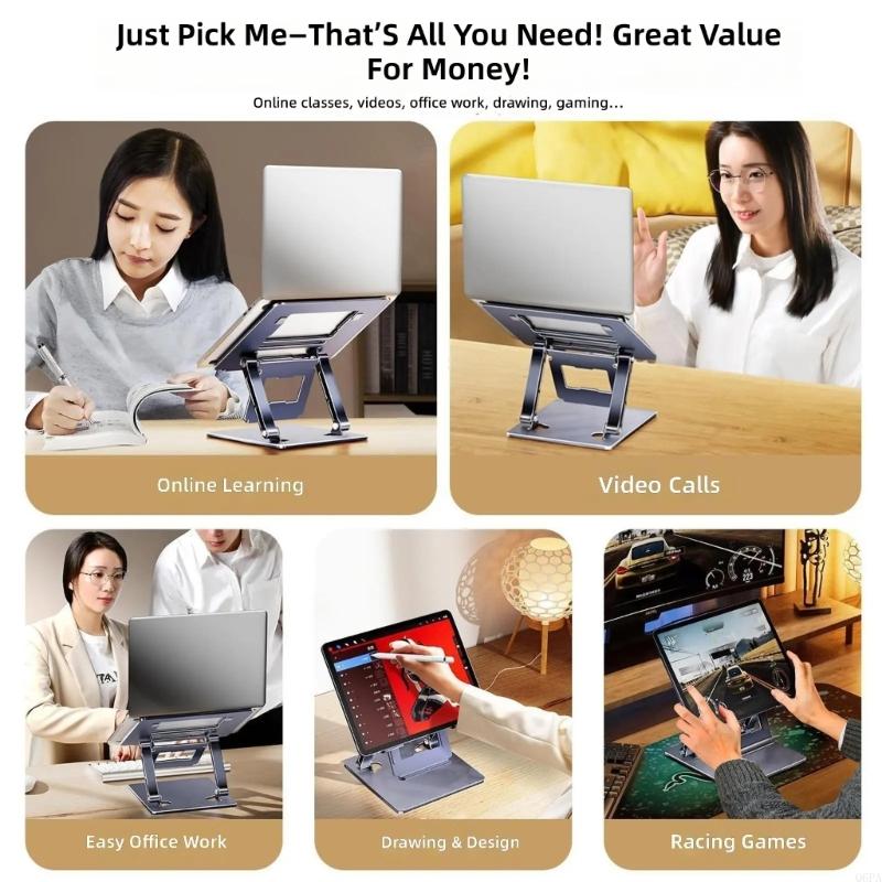 Q6PA Laptop Stand for Desk, He - Home Office Work Table ulasan dan harga