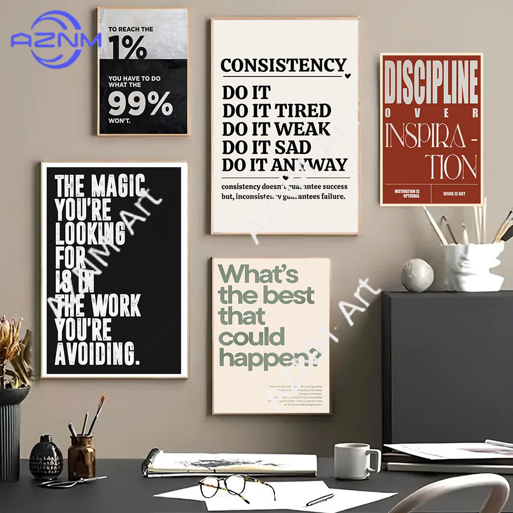 Minimalist Motivational Quotes - Home Office Room Inspiration ulasan dan harga