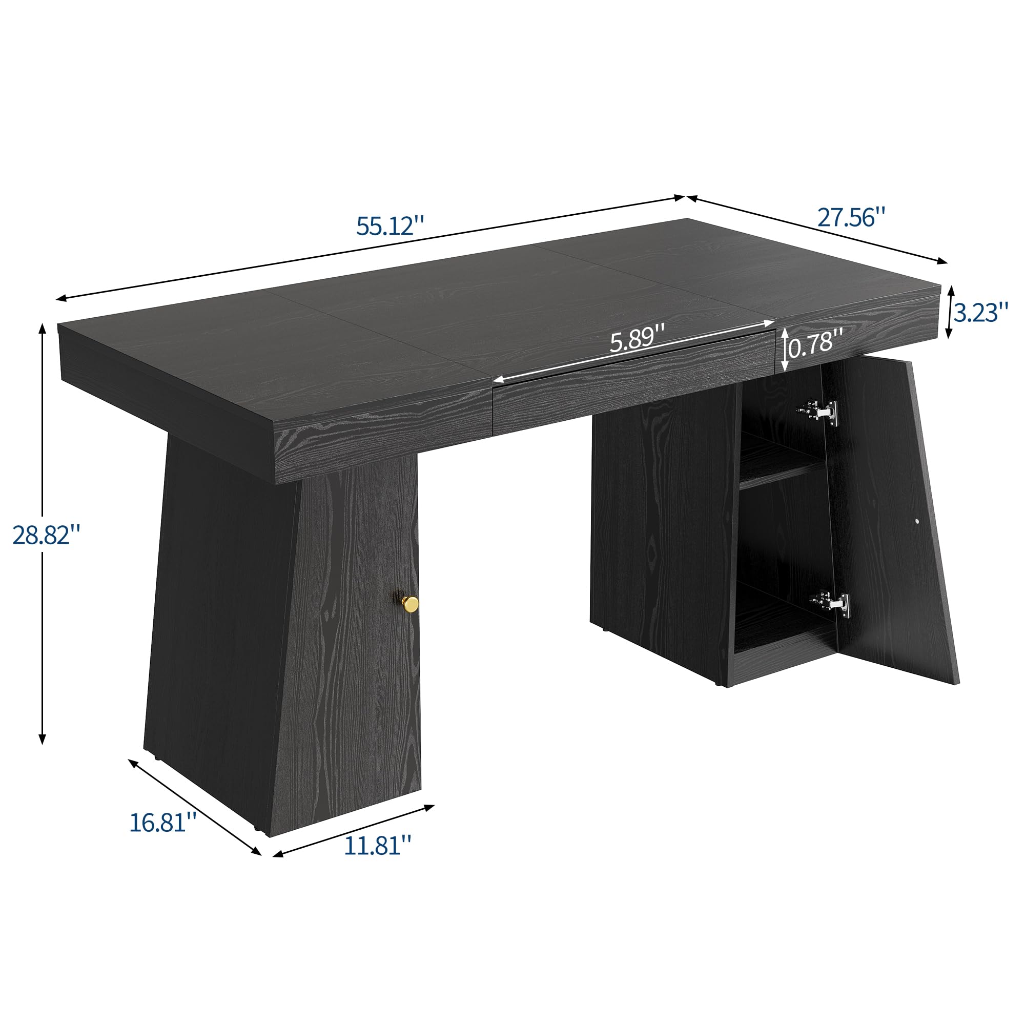 55 X 27.5 Inch Computer Desk W - Home Office Work Table ulasan dan harga