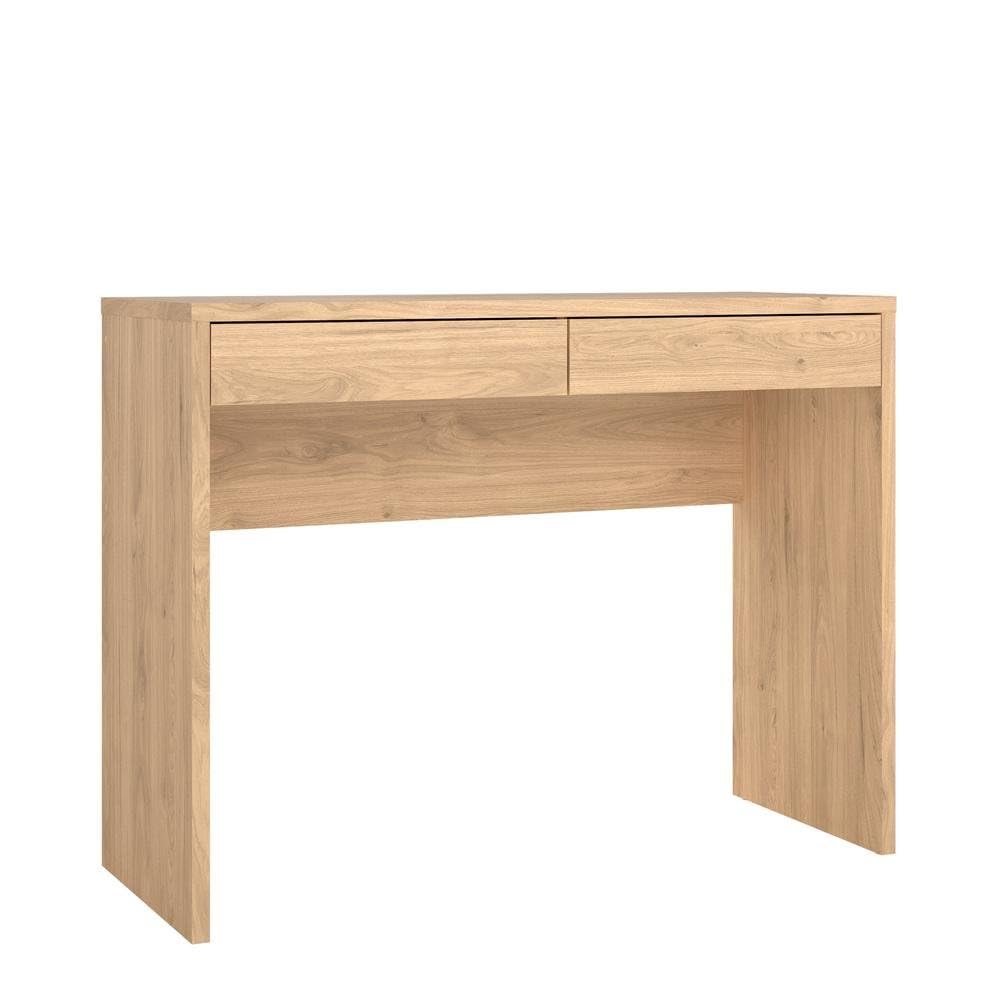 Brown Wood Desk With Drawers,  - Home Office Work Table ulasan dan harga
