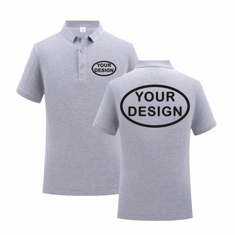 Summer Pure Cotton Polo Shirt  - Home Office Logo ulasan dan harga