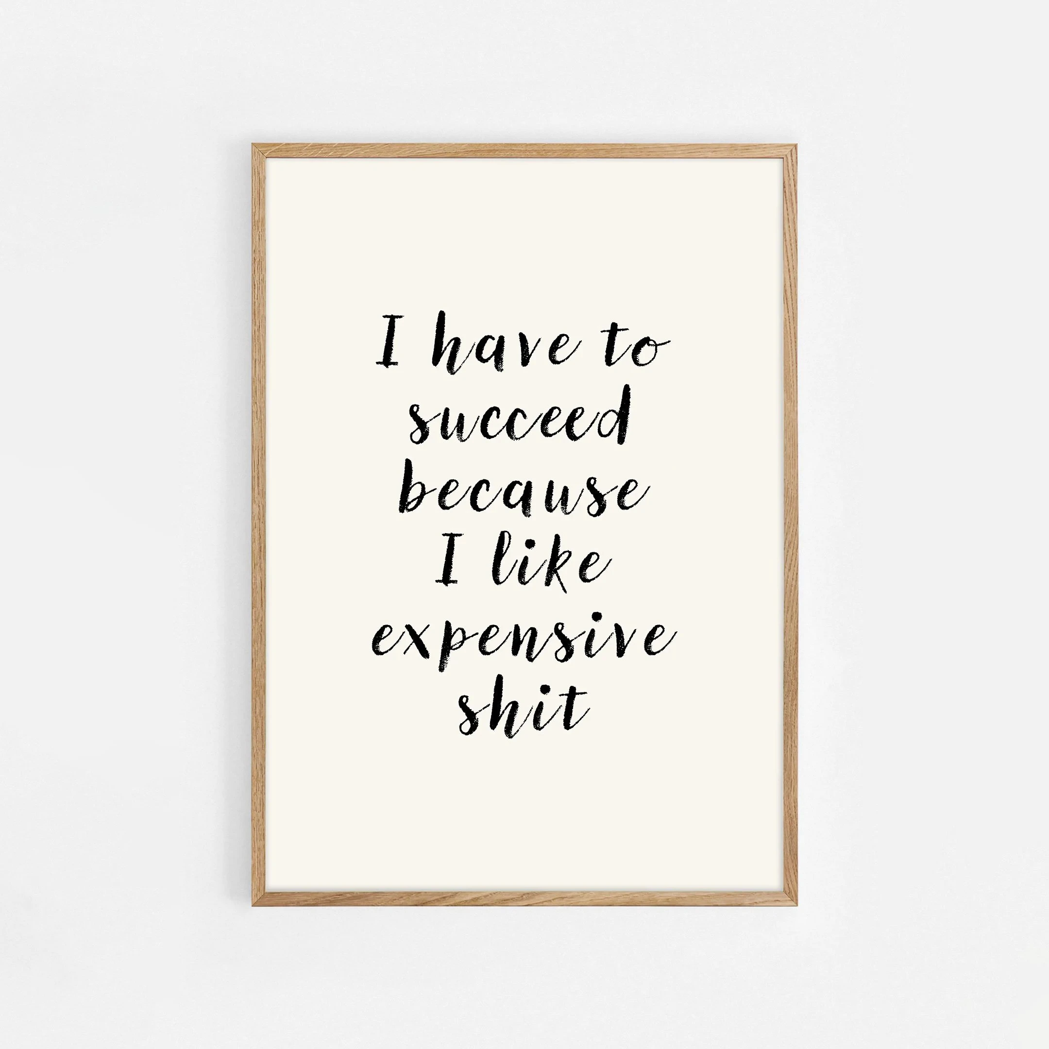Motivational Goals Funny Quote - Home Office Room Inspiration ulasan dan harga