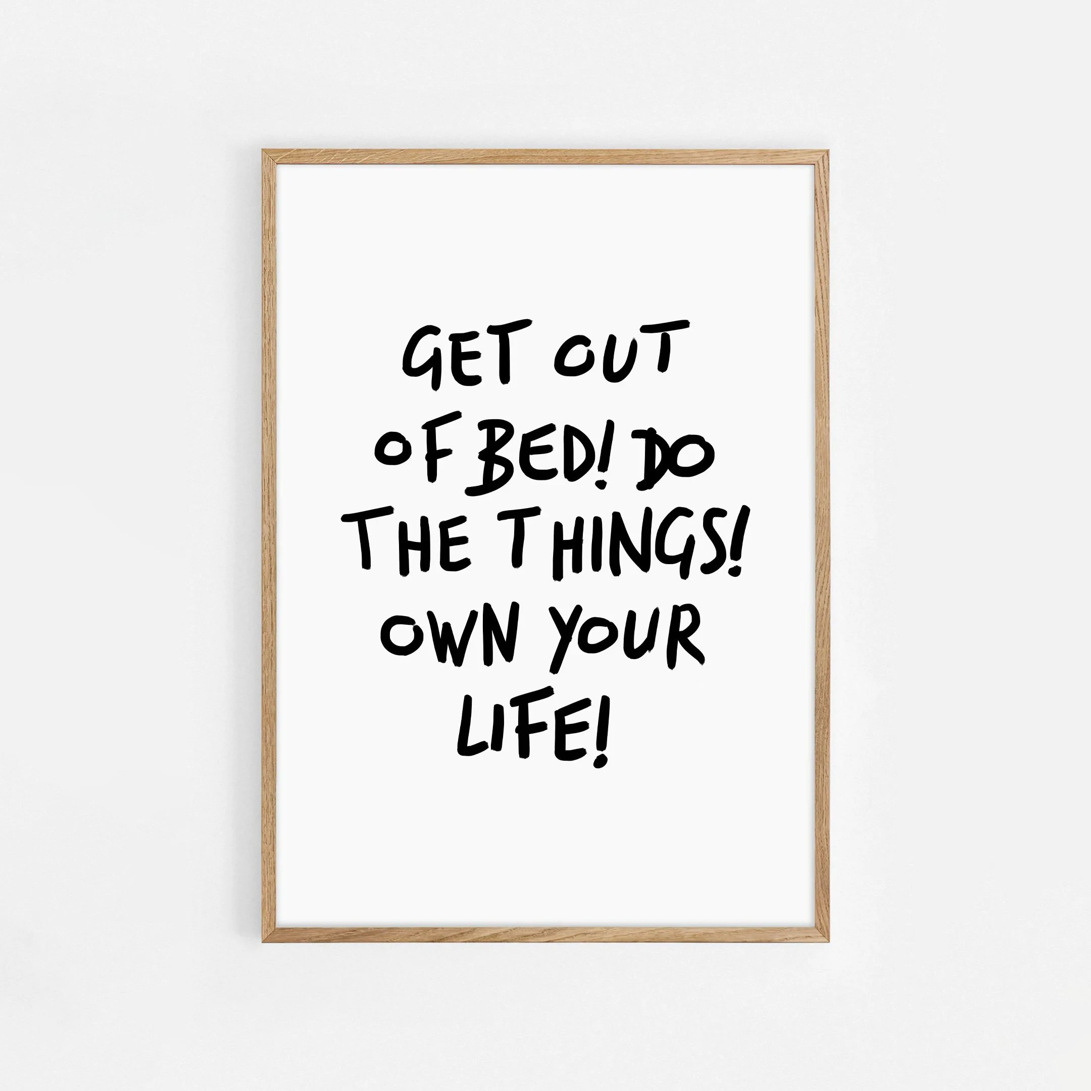 Motivational Goals Funny Quote - Home Office Room Inspiration ulasan dan harga
