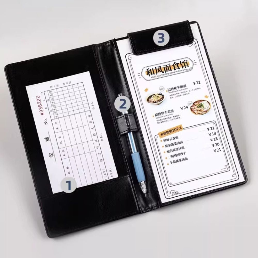 Portable PU Leather A6 File Fo - Document Scanner Portable ulasan dan harga