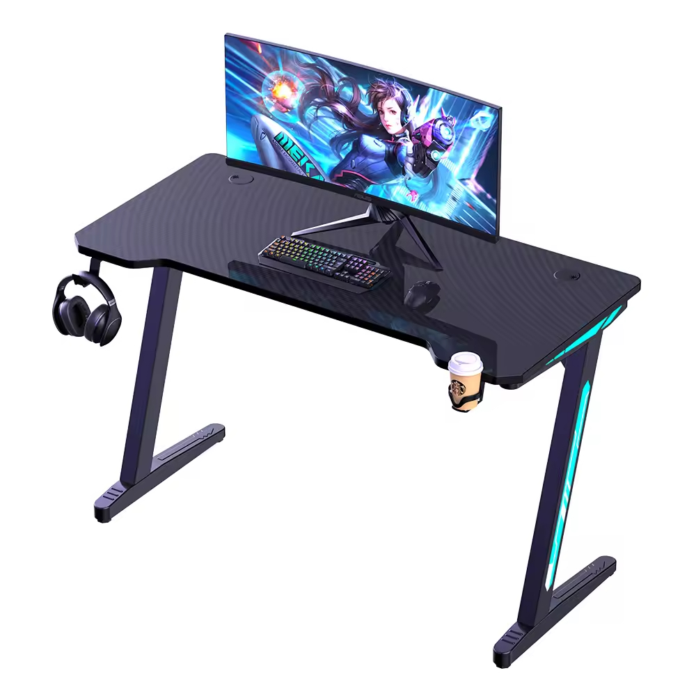 *Z Shape Gaming Desk 47 in Com - Home Office Work Table ulasan dan harga