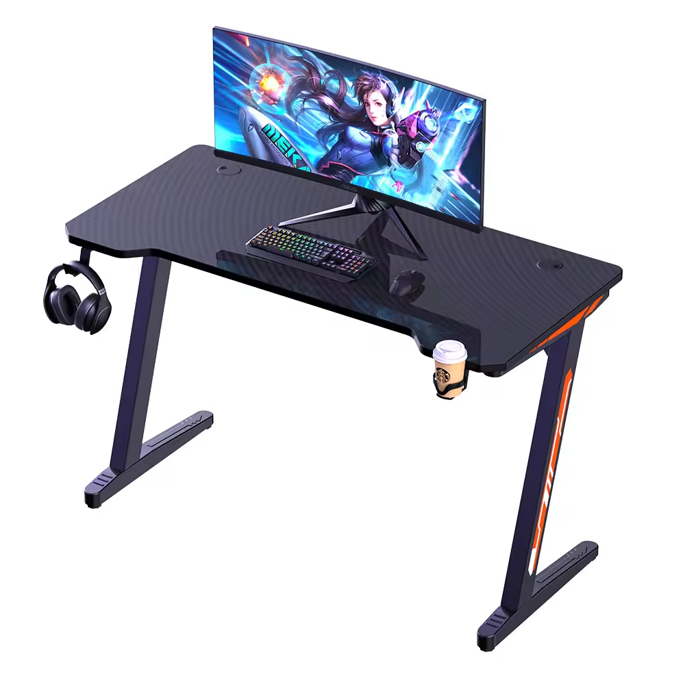 *Z Shape Gaming Desk 47 in Com - Home Office Work Table ulasan dan harga