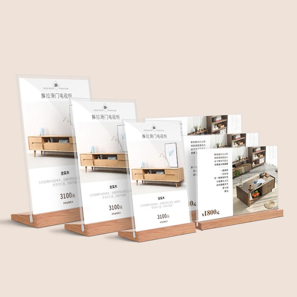 Durable Acrylic Table Top Sign - Document Holder Stand ulasan dan harga