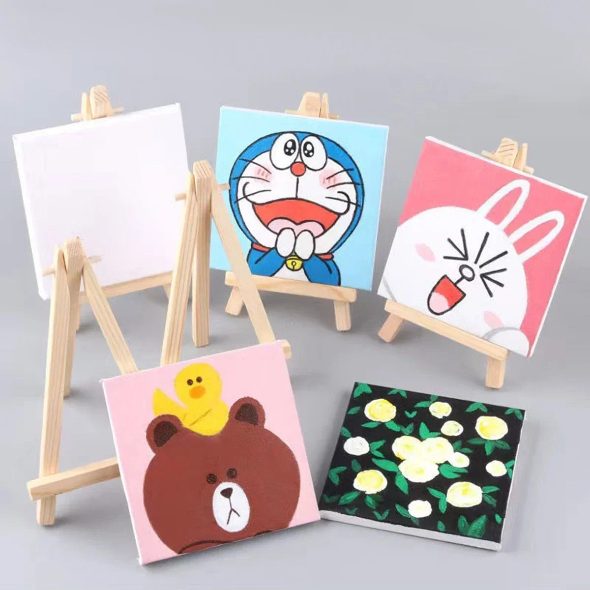 50/10pcs Wood Mini Easel Frame - Document Holder Stand ulasan dan harga