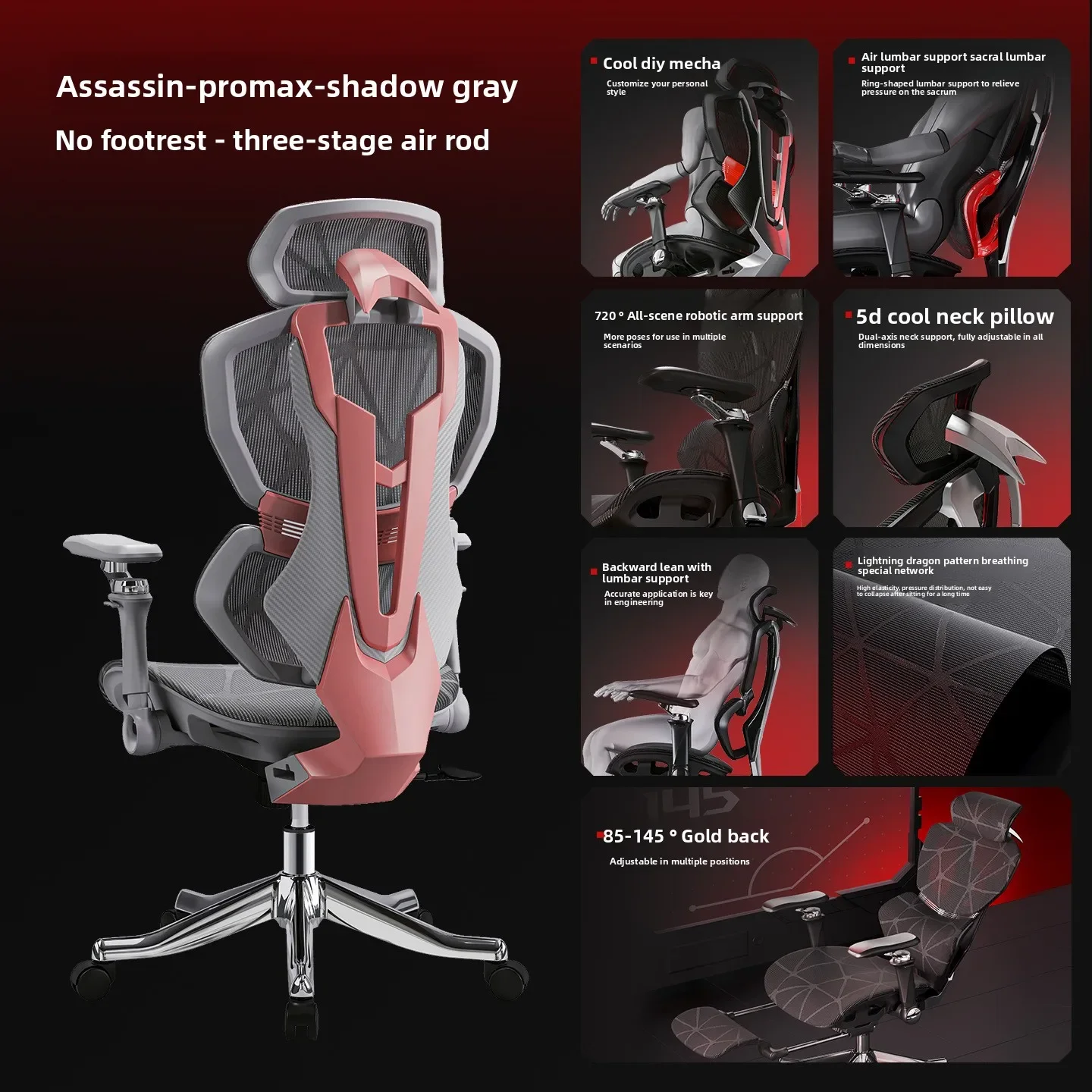 Exquisite Multi-functional Cha - Ergonomic Office Chair ulasan dan harga
